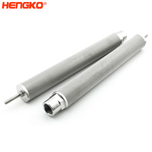 HNEGKO 10 25 MICRONS PODENTE SINTERADO 304 316L Aço inoxidável Filtro de óleo industrial de aço inoxidável Elemento de filtro de malha